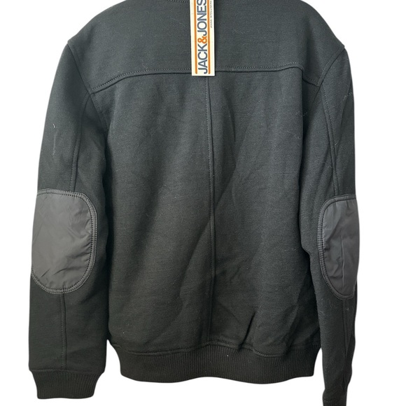 JACK & JONES Black Men’s Quilted Winter Fits Medium to Large Jacket BNWT - Picture 2 of 11